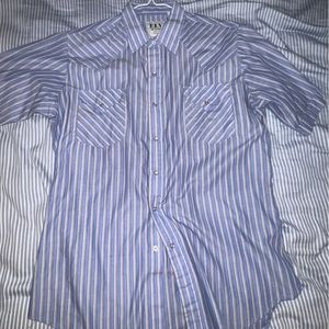 ELY Short Sleeve Pearl Snap Shirt - Medium